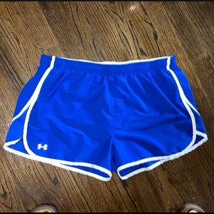 blue under armour shorts
